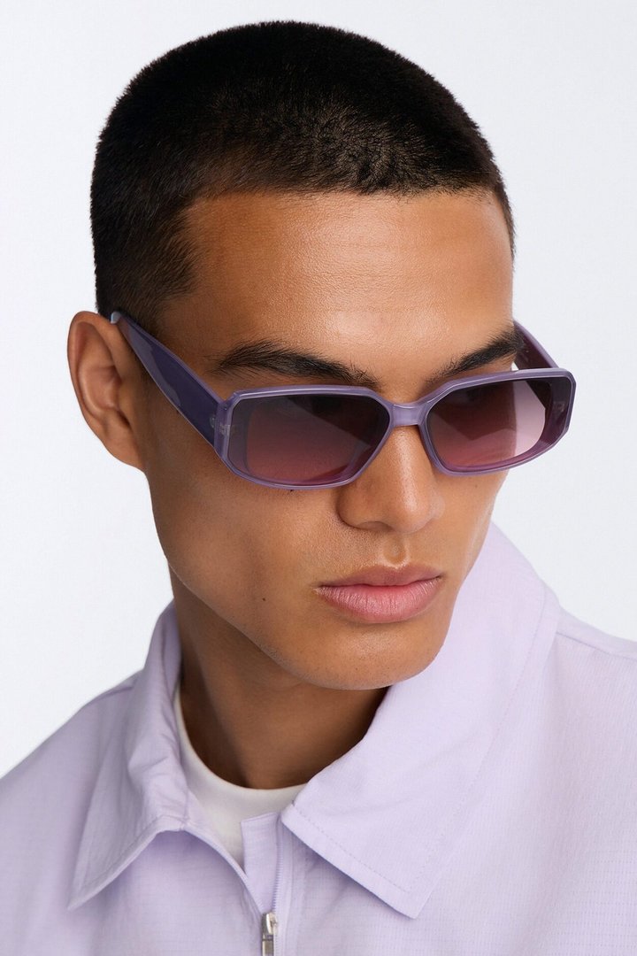 On Speed Dial Square Sunglasses - Purple