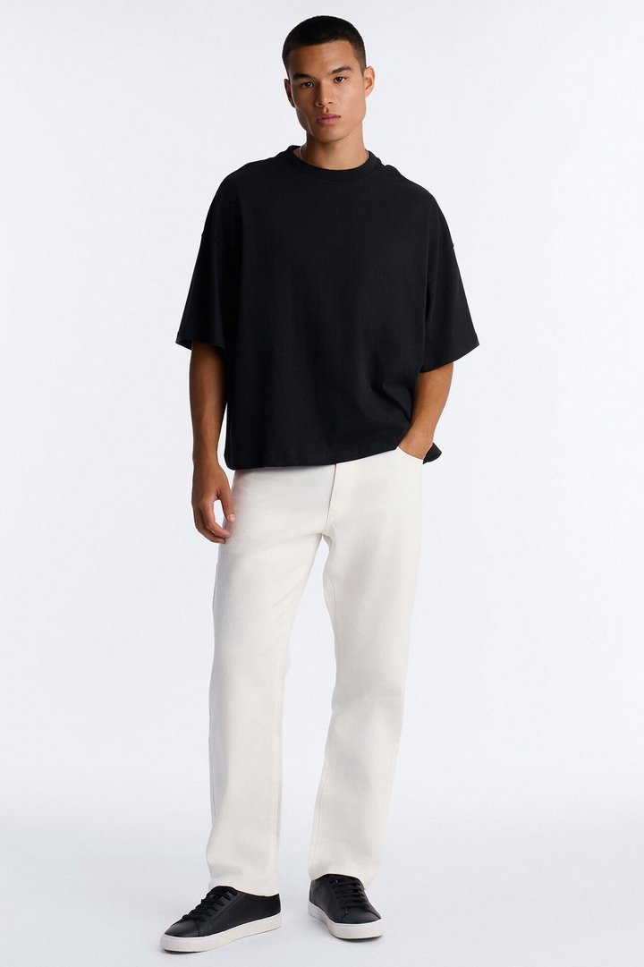 The Staple Straight Jean - White