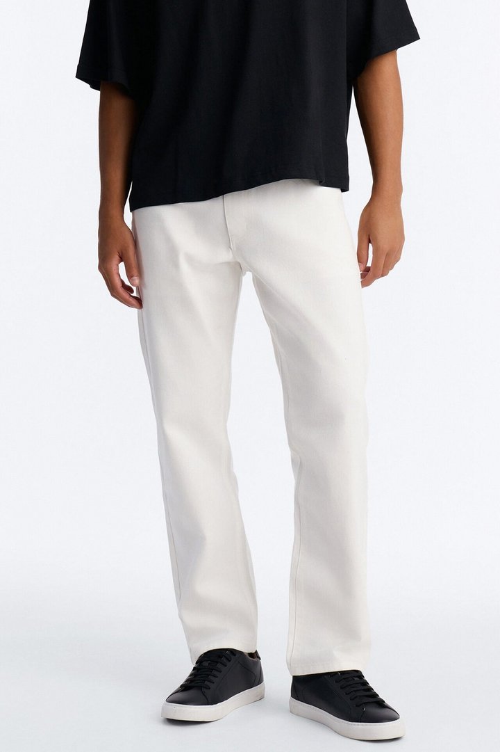 The Staple Straight Jean - White