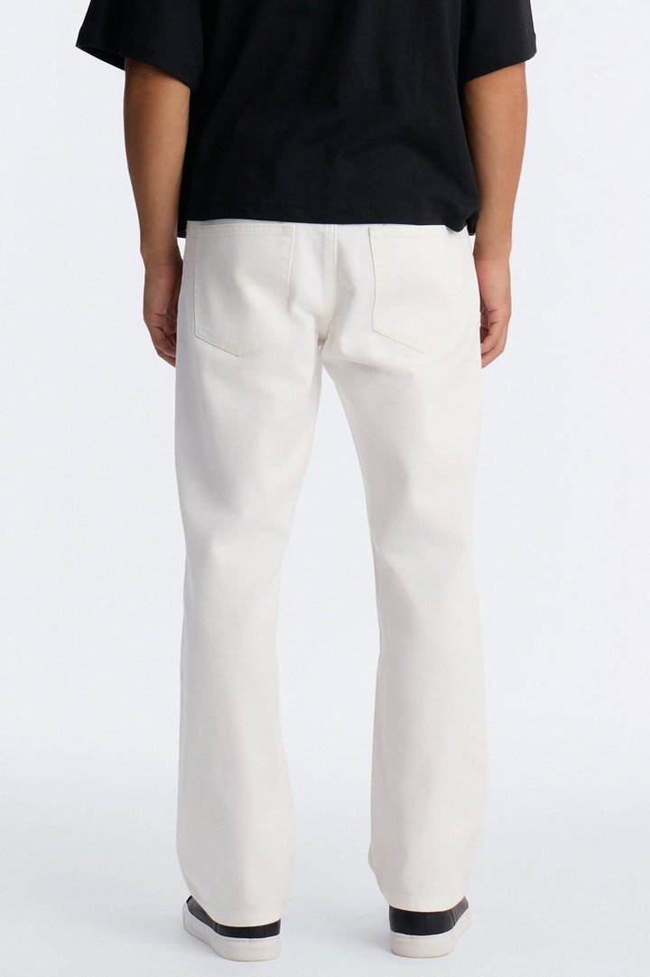 The Staple Straight Jean - White