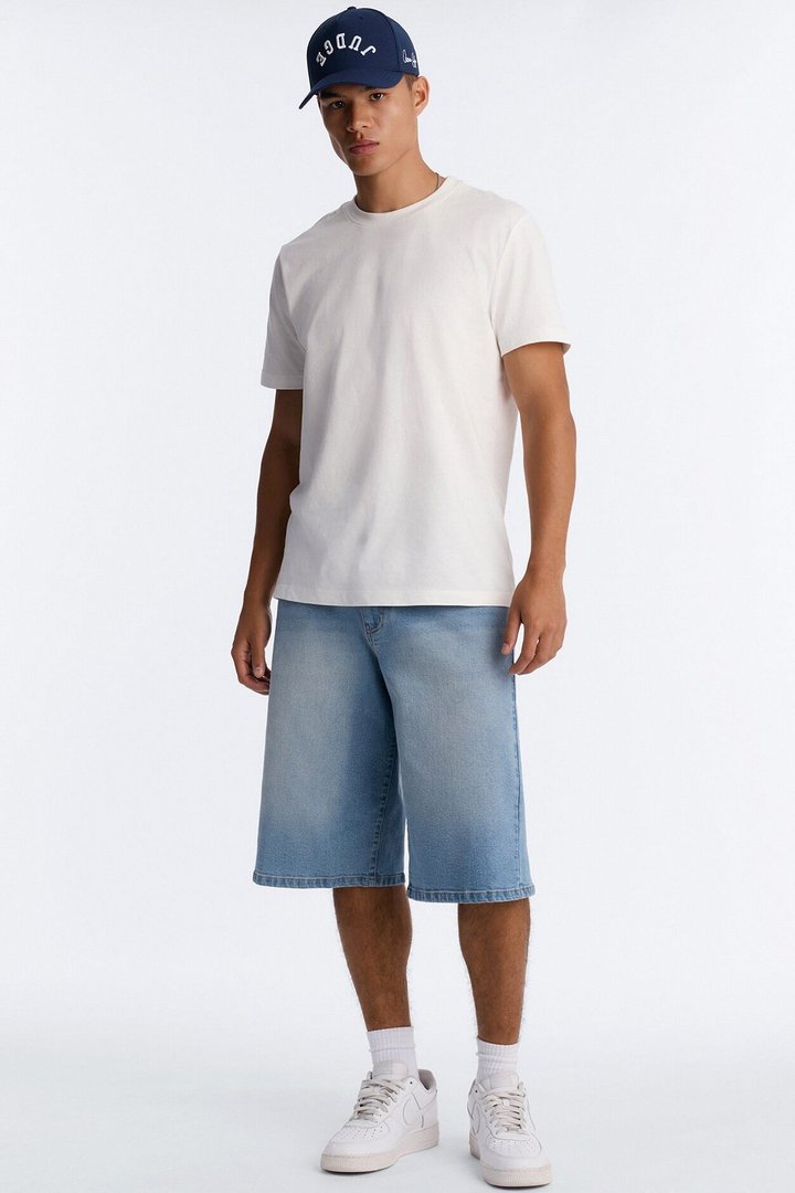 Cornell Baggy Denim Short - Light Blue Wash