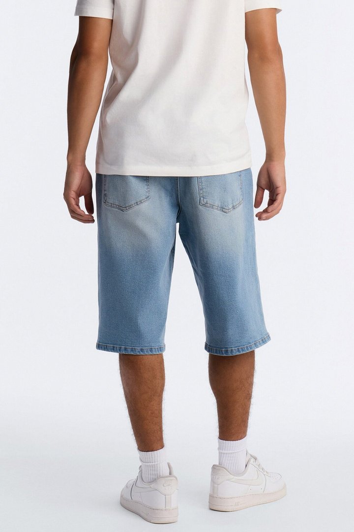 Cornell Baggy Denim Short - Light Blue Wash