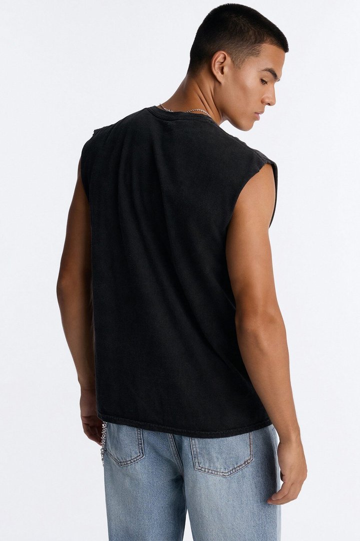 Eternal Vintage Muscle Tee - Black