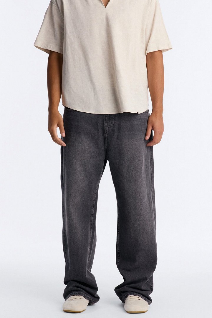 The Base Baggy Jean - Grey
