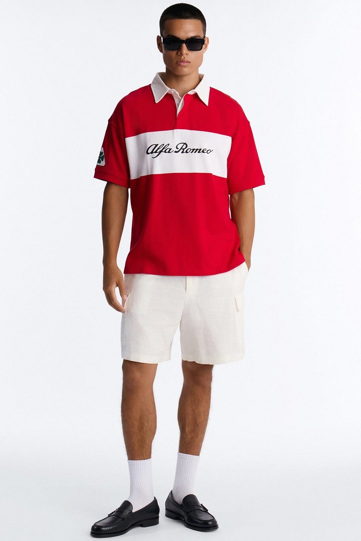 Alfa Romeo Short Sleeve Polo - Red