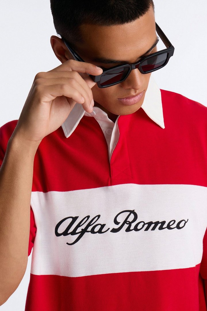 Alfa Romeo Short Sleeve Polo - Red