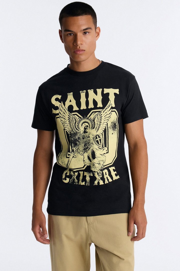 Saint Cxltxre 00 Oversized Short Sleeve Tee - Black
