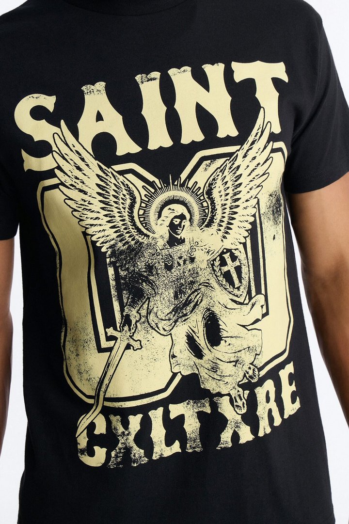 Saint Cxltxre 00 Oversized Short Sleeve Tee - Black