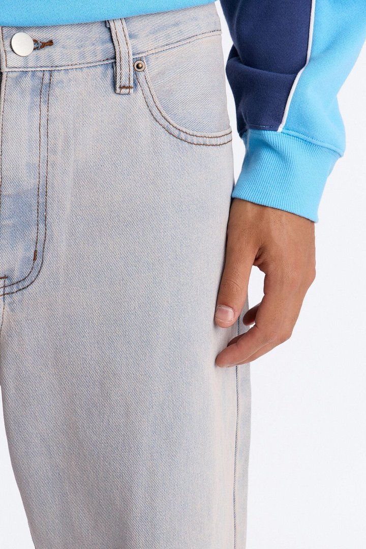 The Staple BaggyJean - Washed Blue