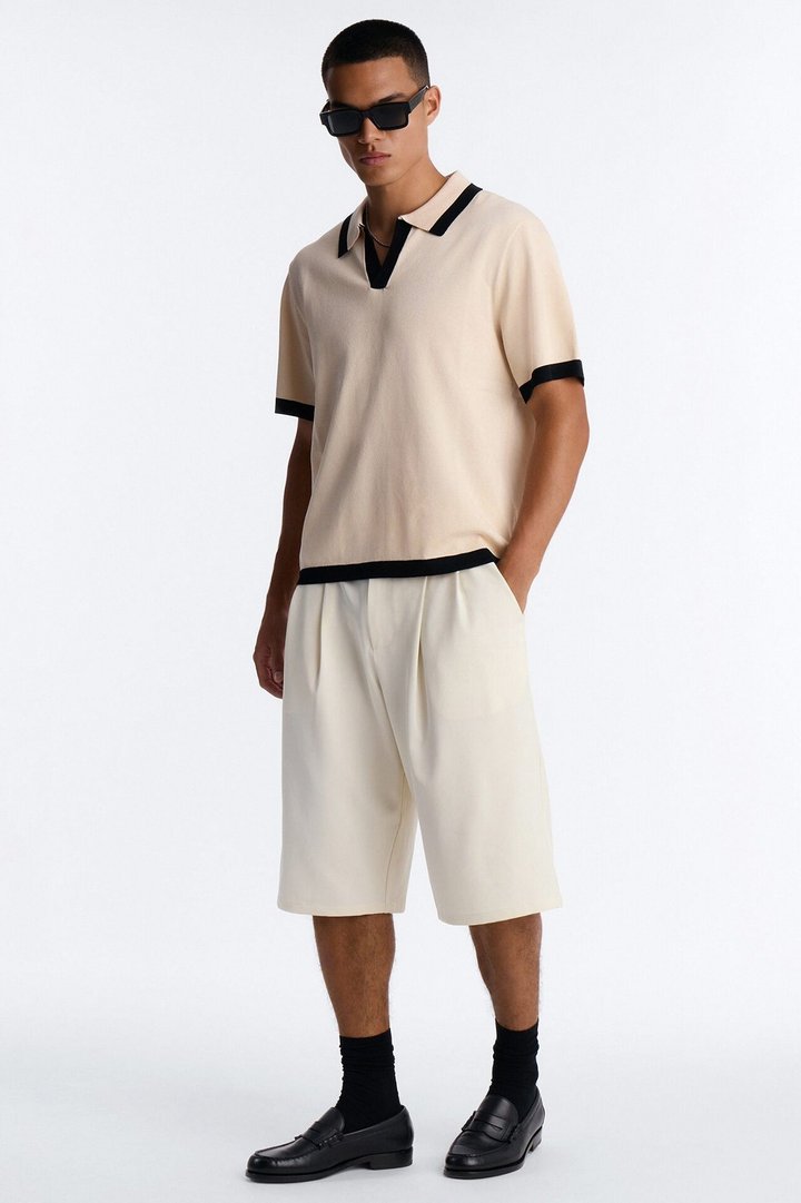 Vanderbilt Gurkha Baggy Trouser Short - Cream