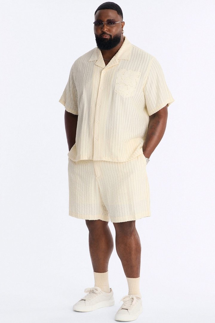 Sunday Social Relaxed Short - Cream
