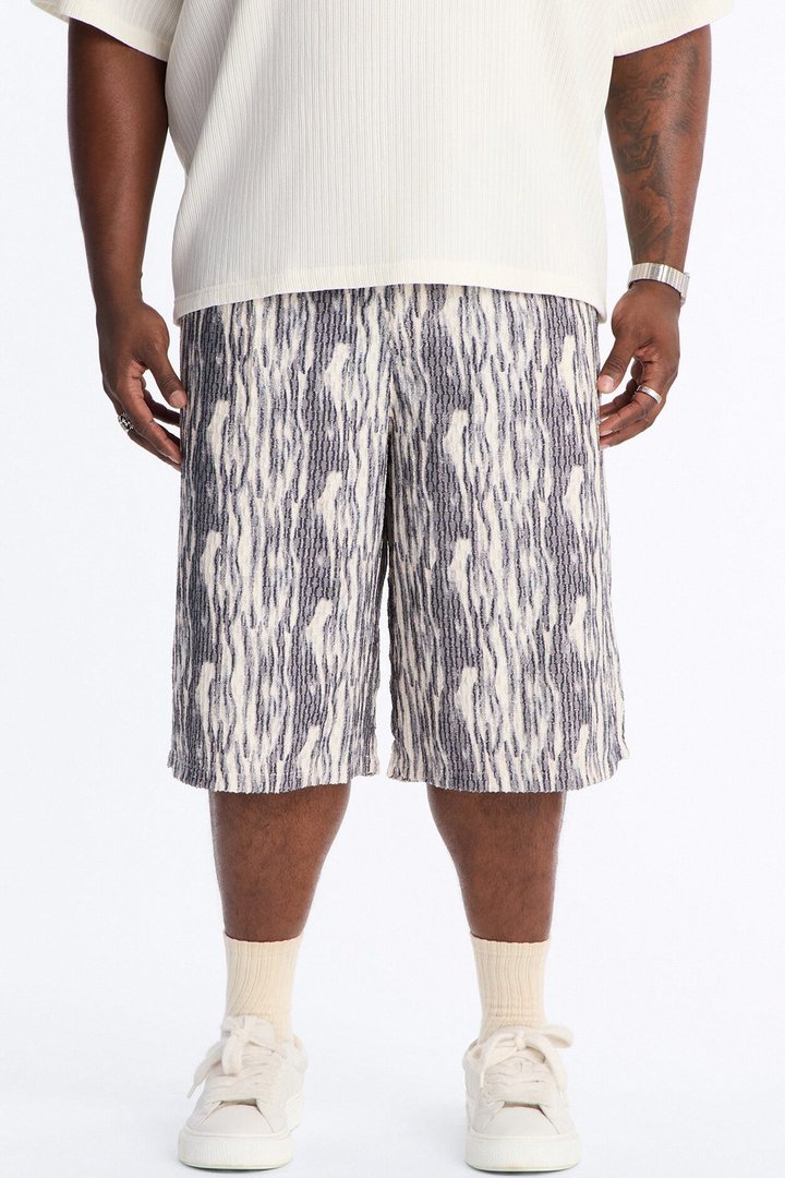 Starry Night Baggy Short - Blue/combo
