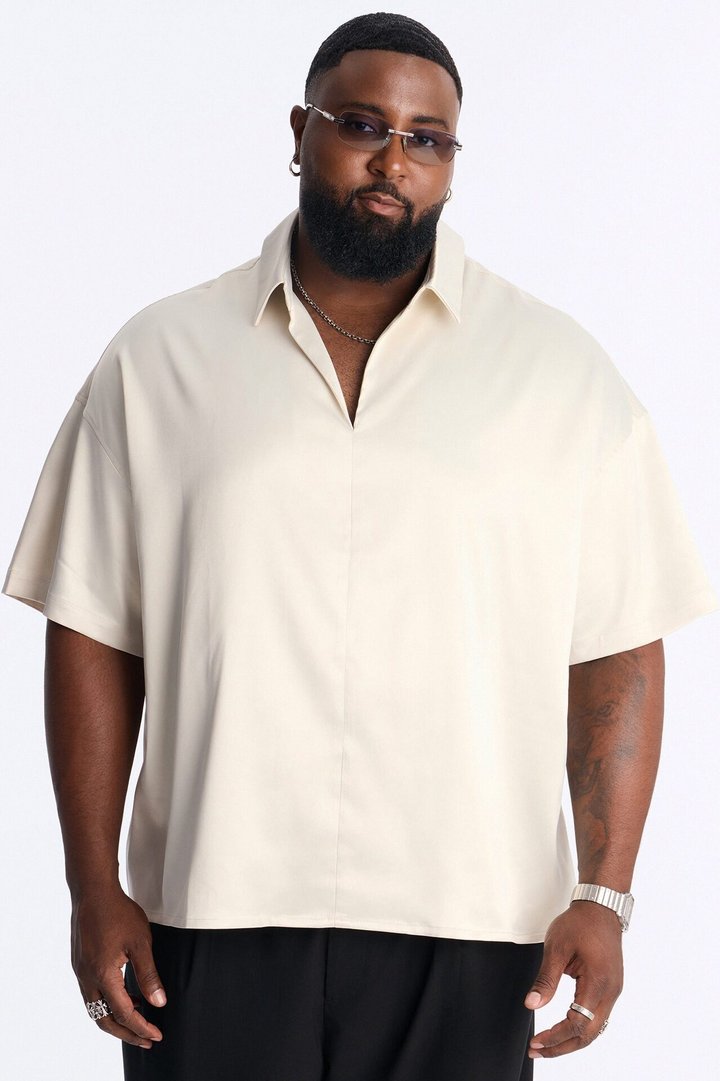 Relaxed Luxe Lumina Easy Flow Polo - White