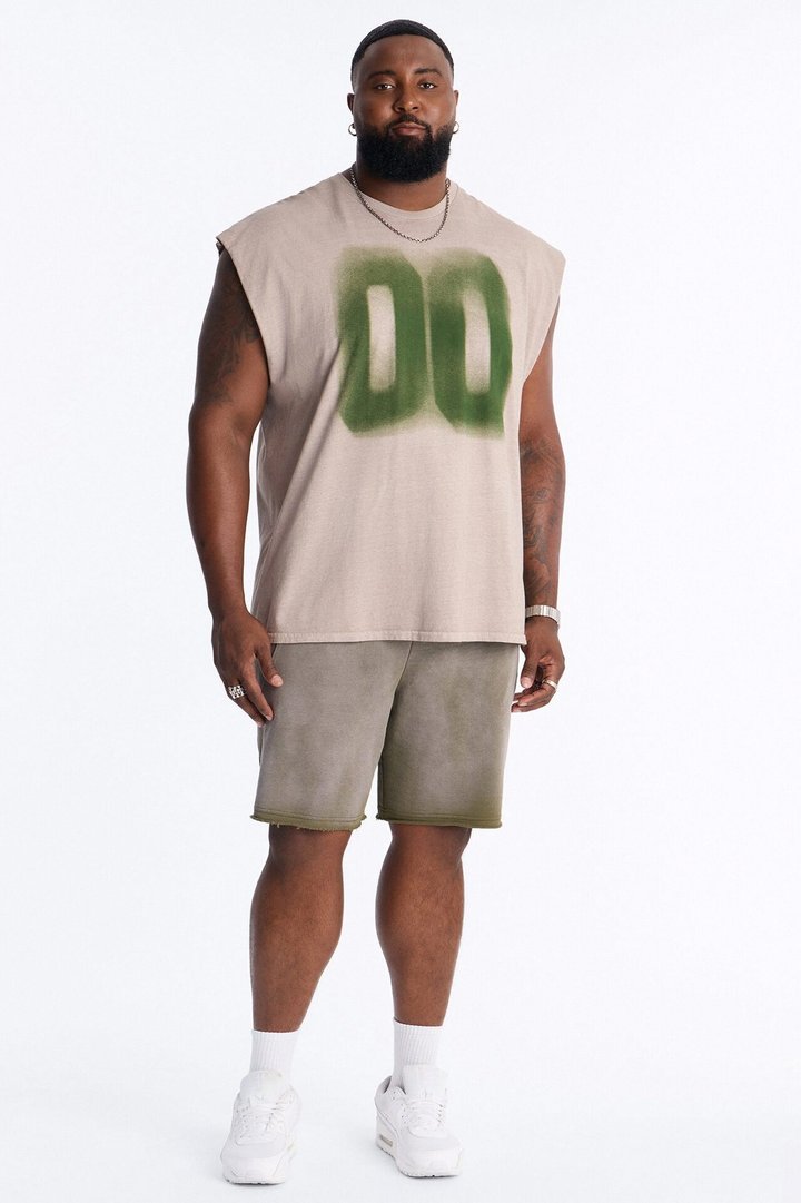 New Beginnings 00 Muscle Tee - Taupe