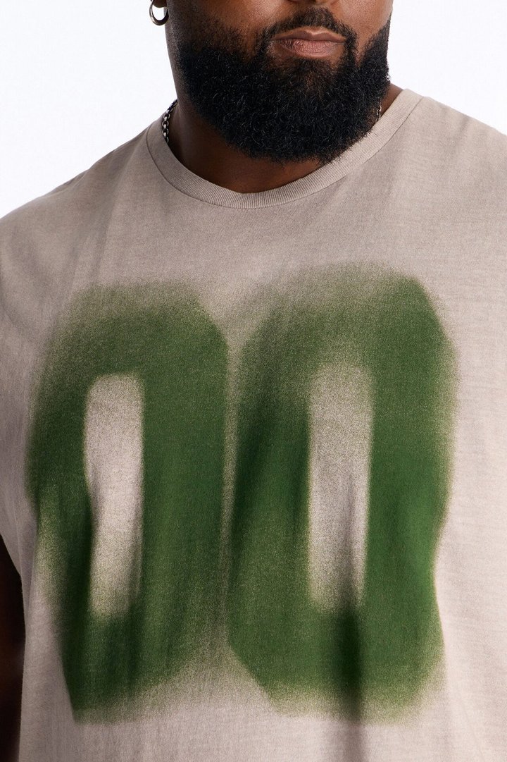 New Beginnings 00 Muscle Tee - Taupe