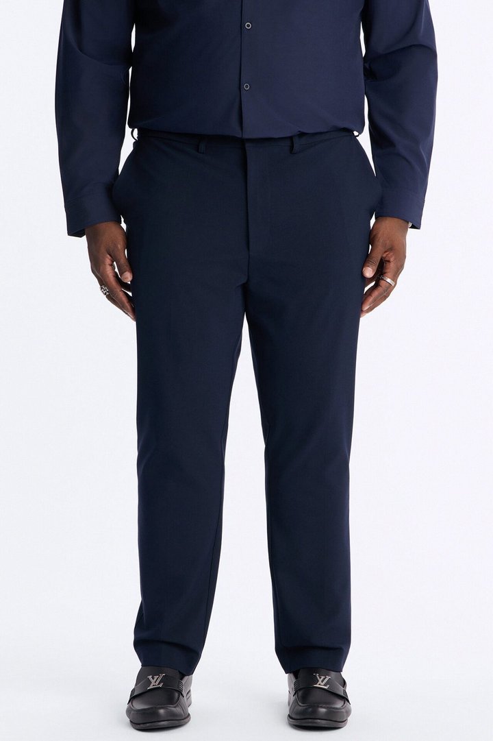 Windsor Luxe Slim Trouser - Navy