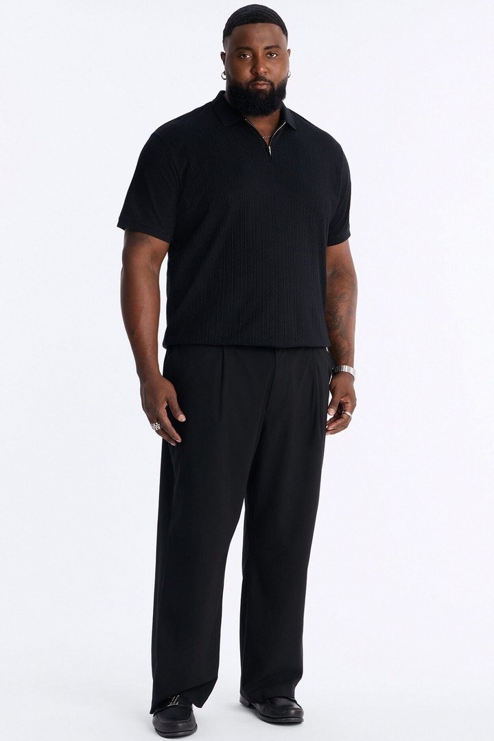 Fairway Short Sleeve Polo - Black