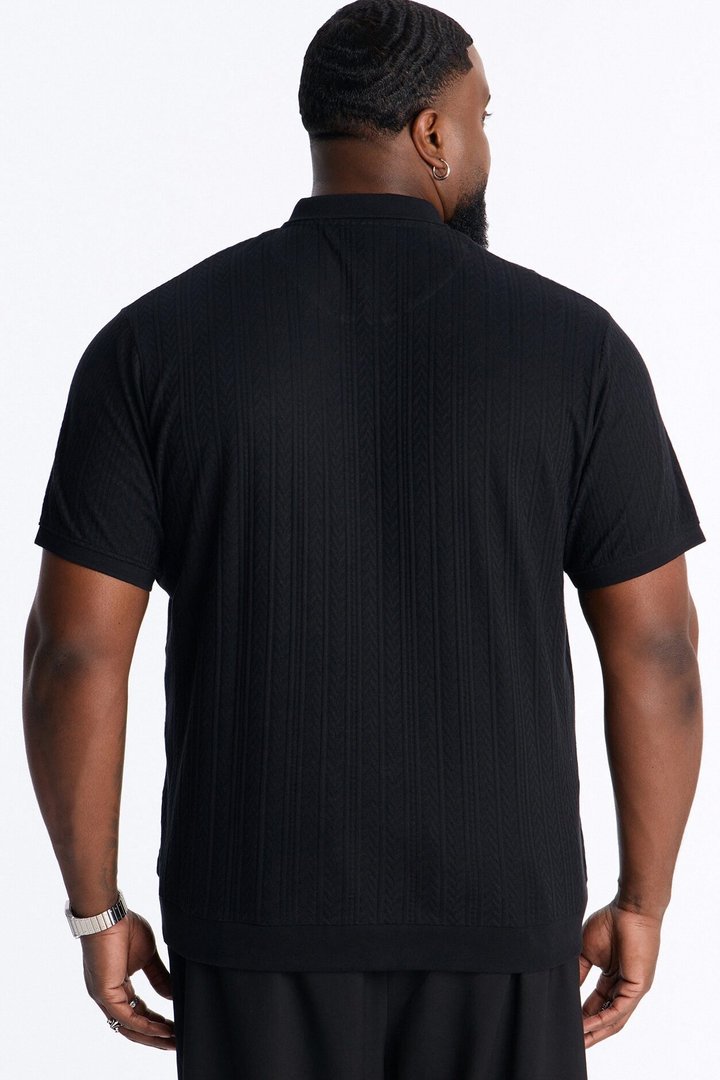 Fairway Short Sleeve Polo - Black