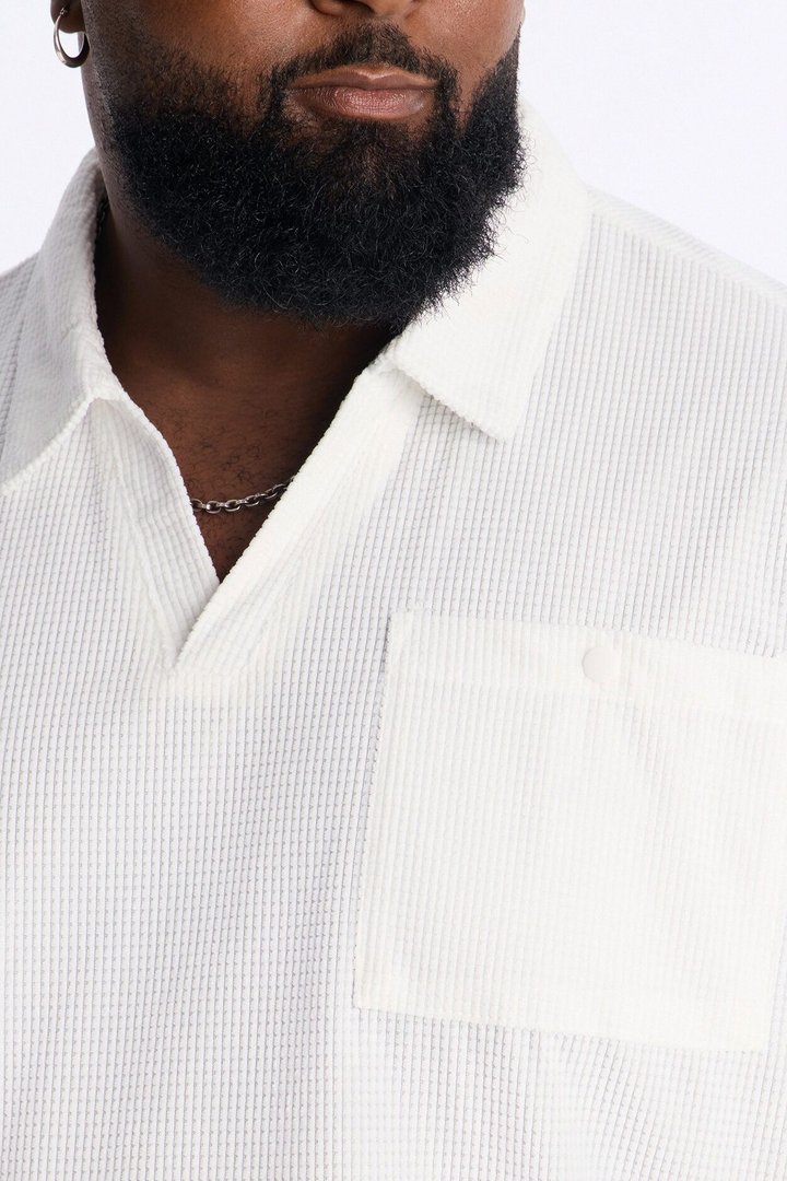 Relaxed Corvino Polo - Off White