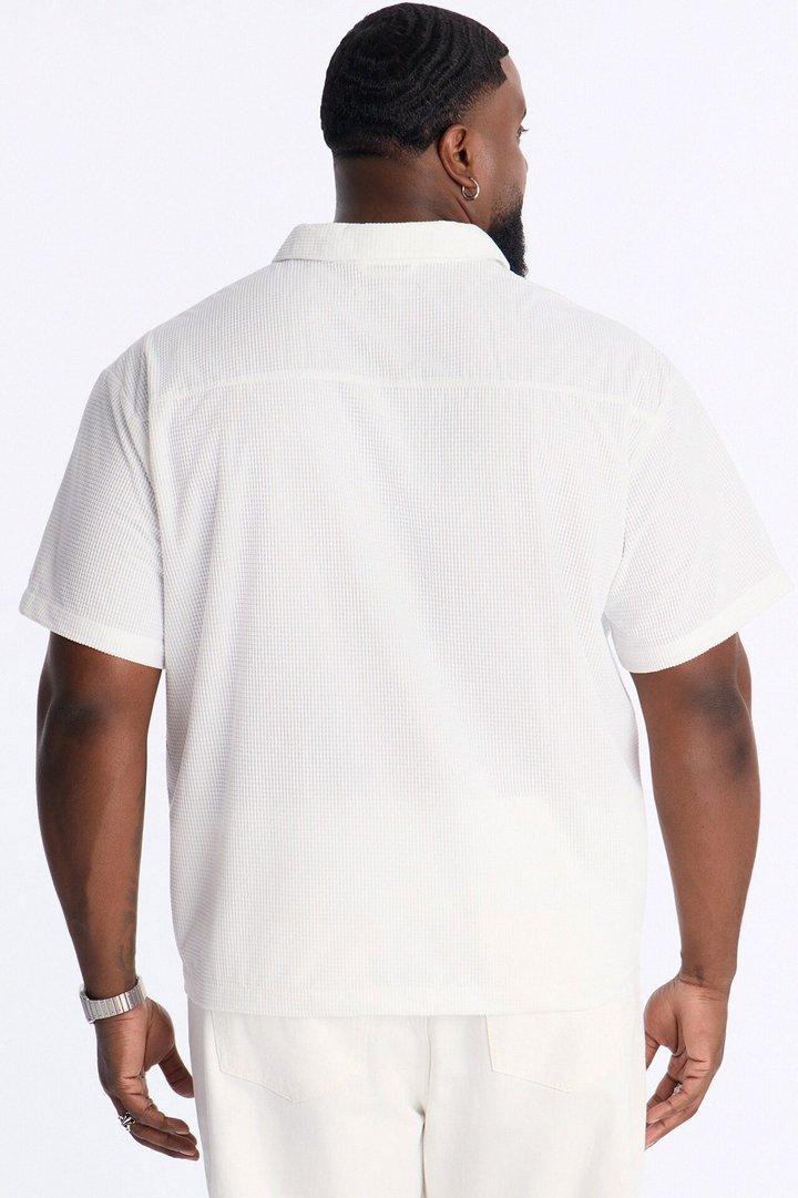 Relaxed Corvino Polo - Off White