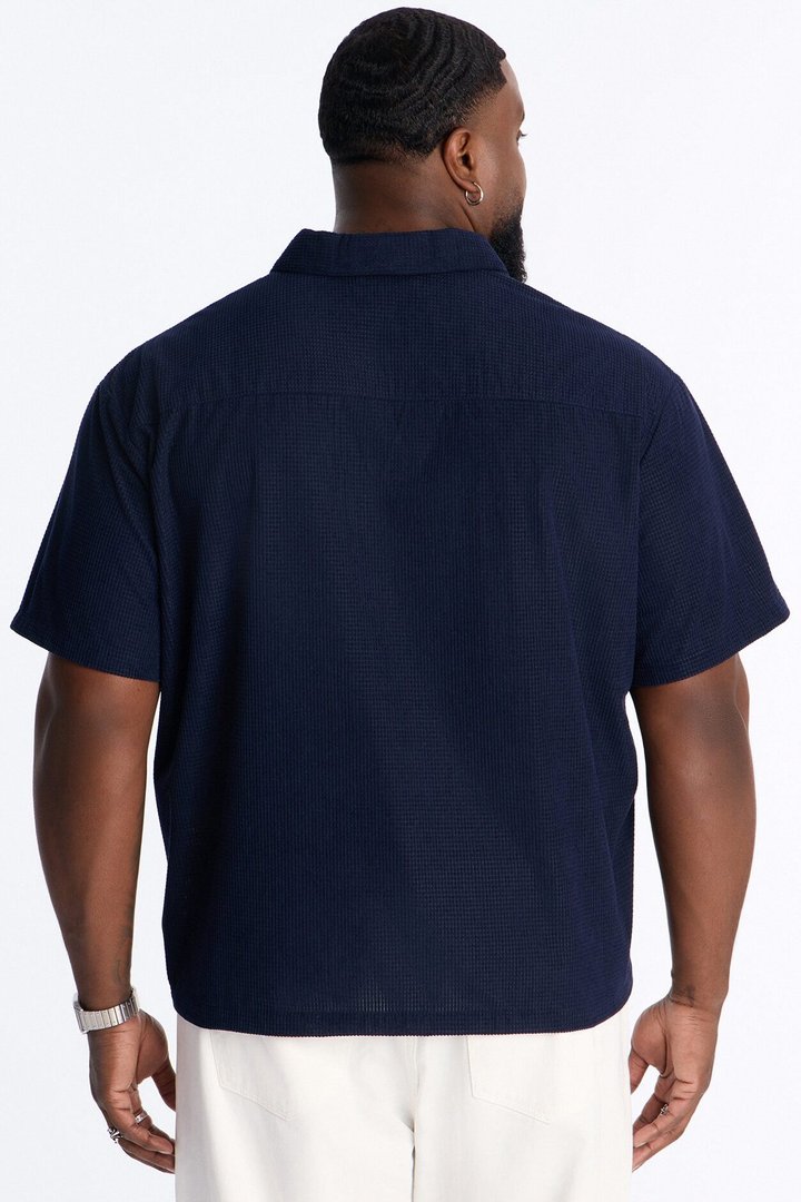 Relaxed Corvino Polo - Navy
