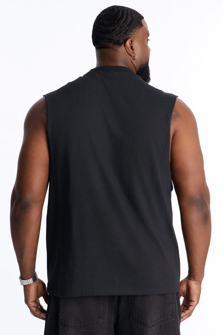 Hunters Of Destiny Oversized Muscle Tank - Black