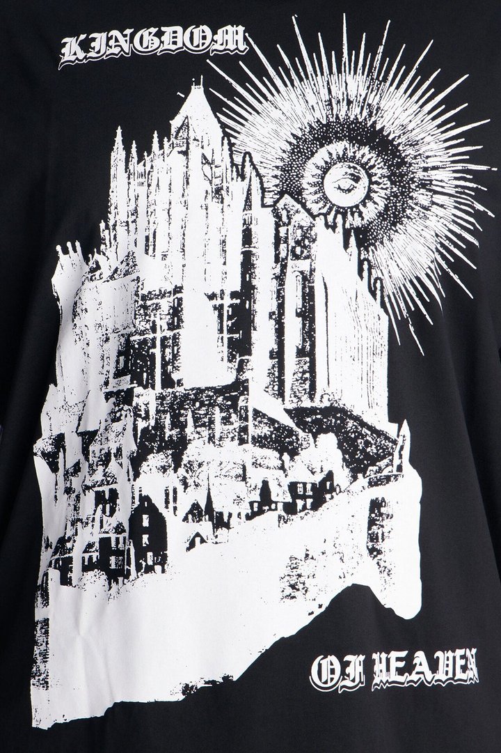 Kingdom Of Heaven Oversized Short Sleeve Tee - Black