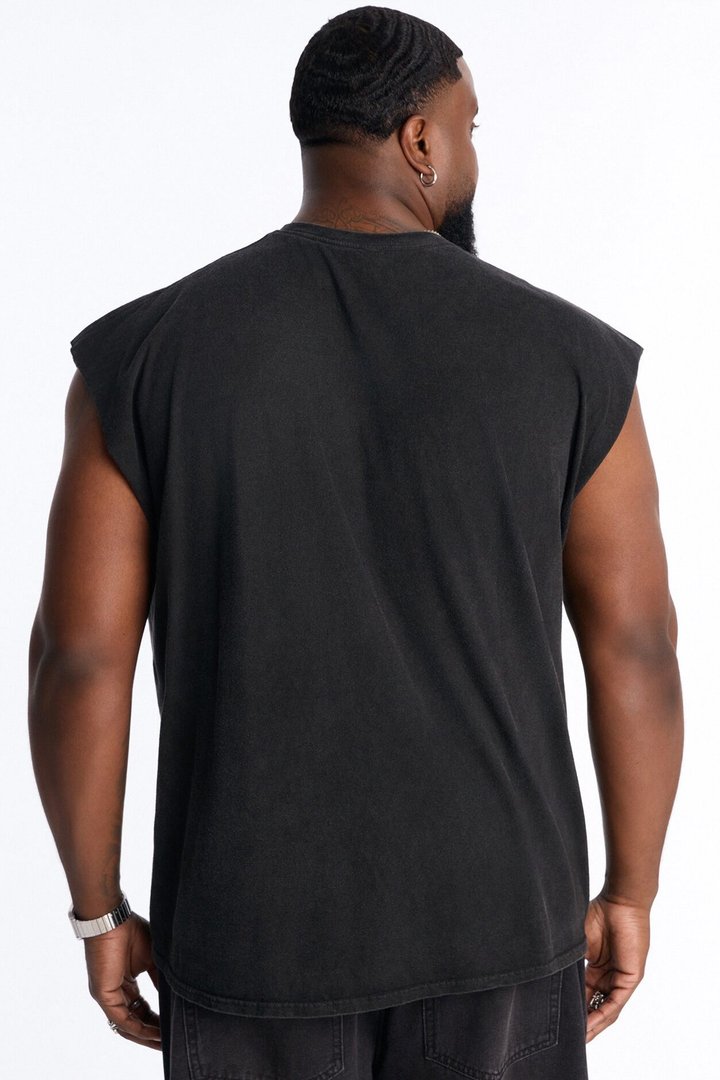 Eternal Vintage Muscle Tee - Black