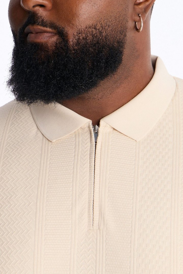 Fairway Short Sleeve Polo - Sand