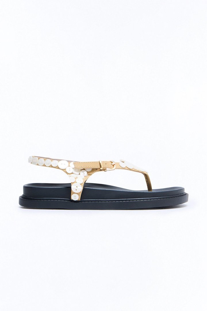 Kariselle Ankle Strap Sandals - Taupe