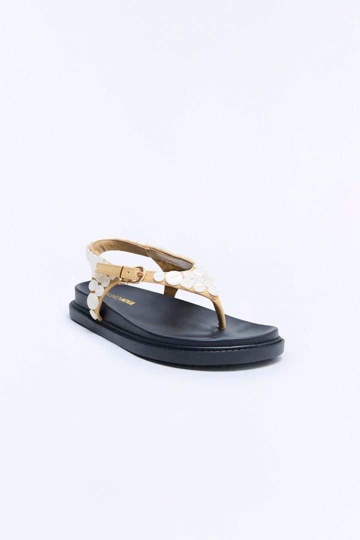Kariselle Ankle Strap Sandals - Taupe