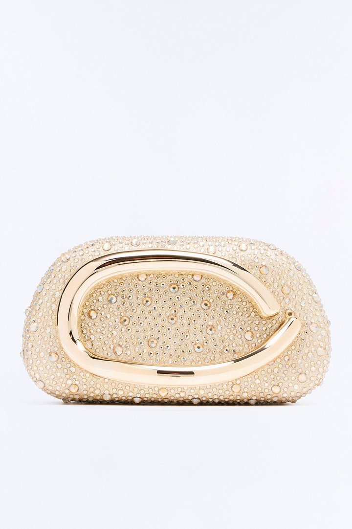 Most Modest Embellished Clutch - Gold