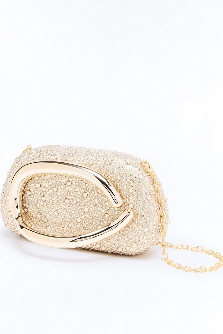 Most Modest Embellished Clutch - Gold