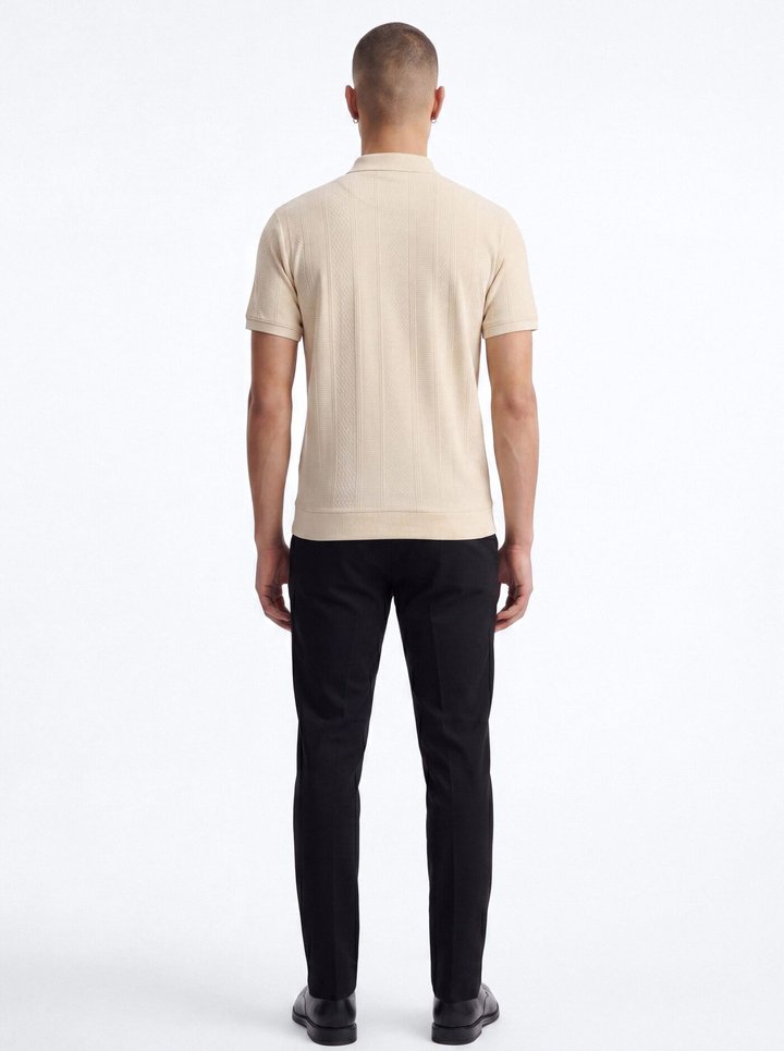 Fairway Short Sleeve Polo - Sand
