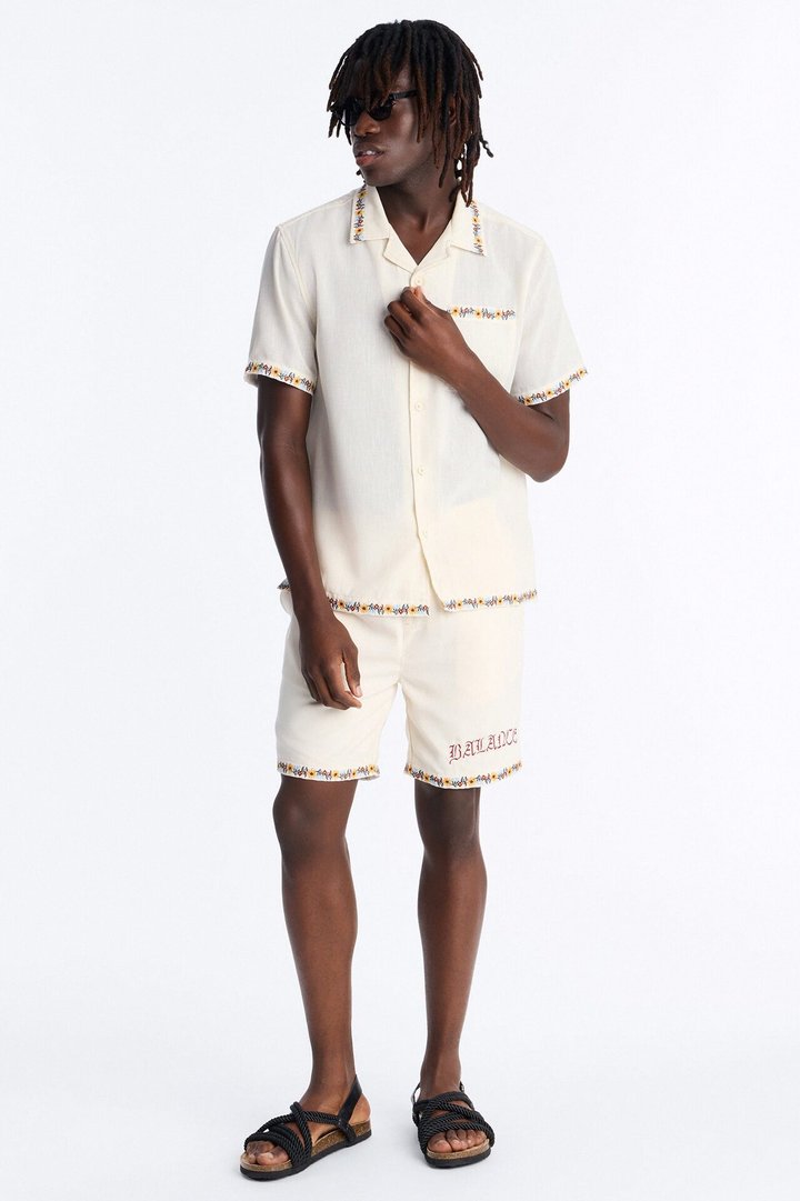 A Life In Balance Button Up Shirt - White