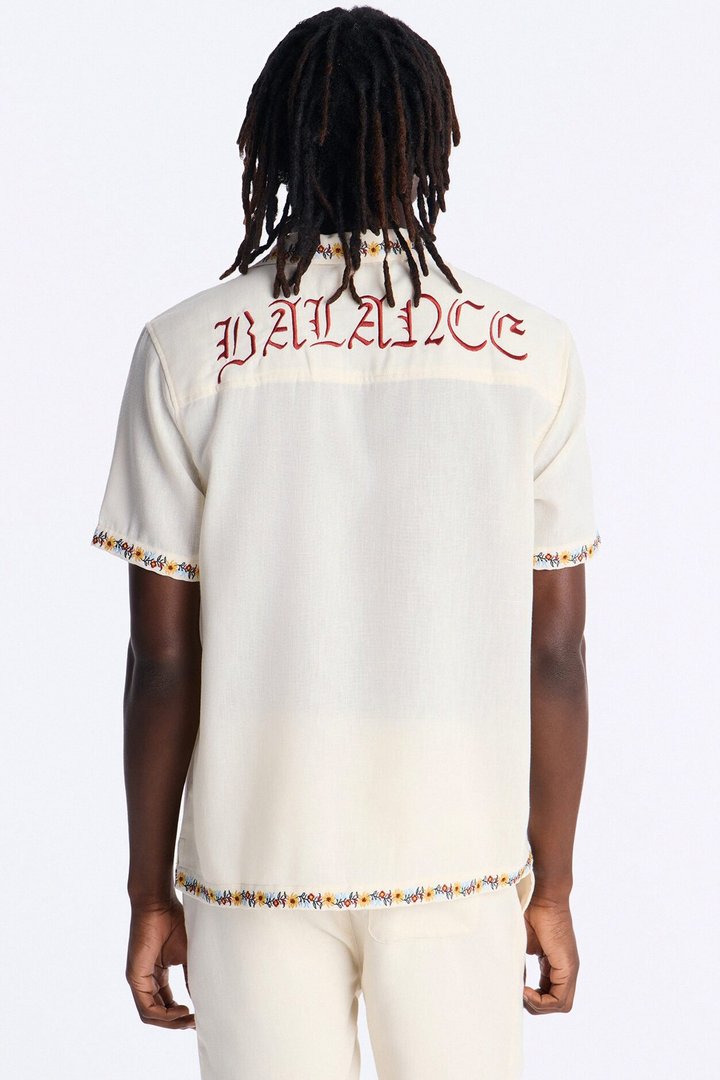 A Life In Balance Button Up Shirt - White