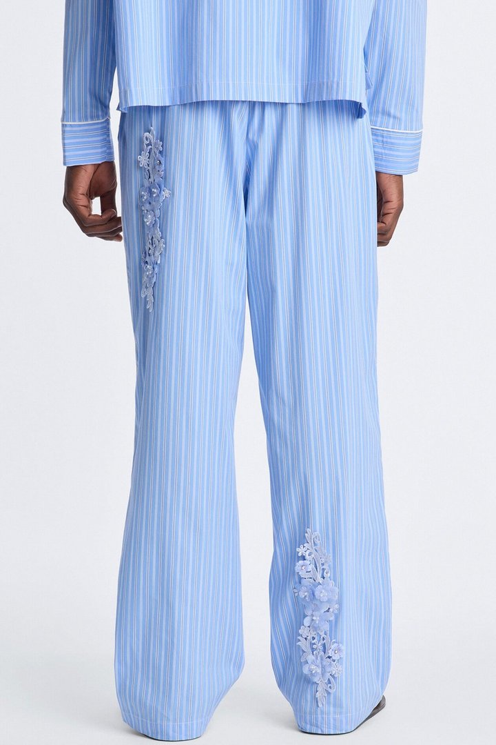 Baggy Field Notes Pant - Blue/combo
