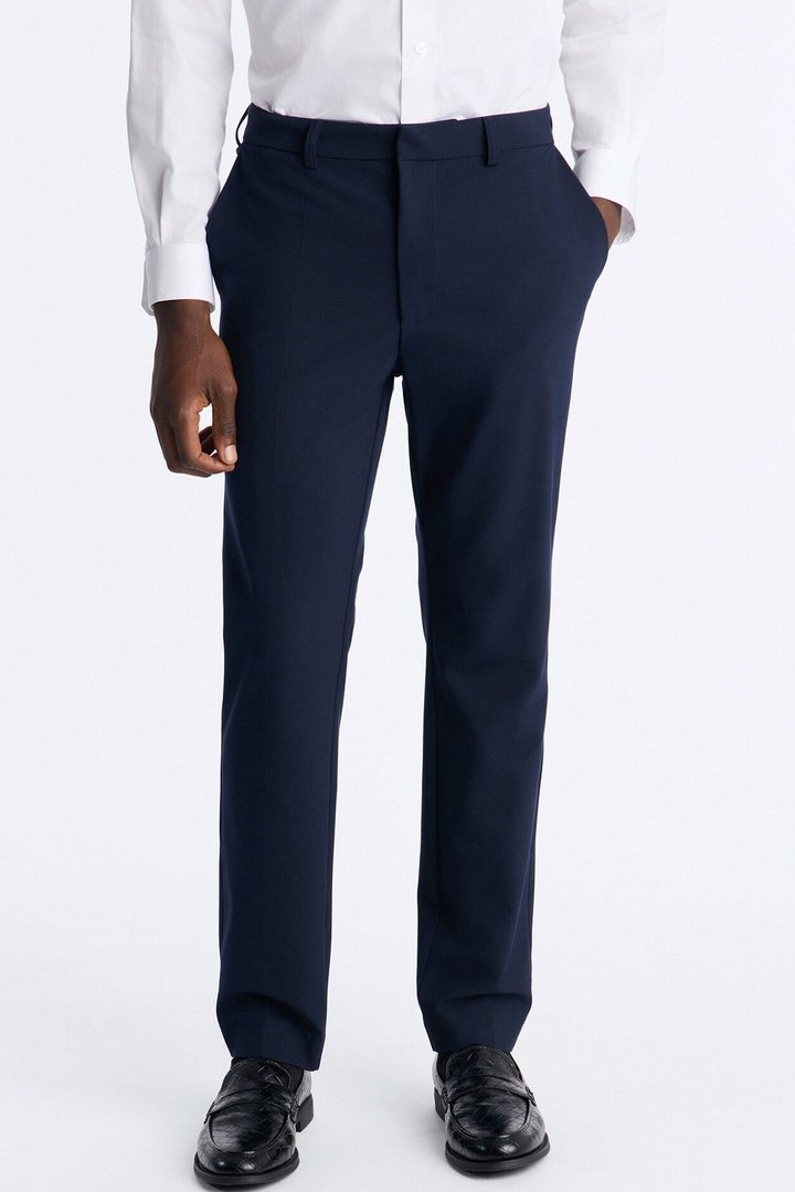 Windsor Luxe Slim Trouser - Navy