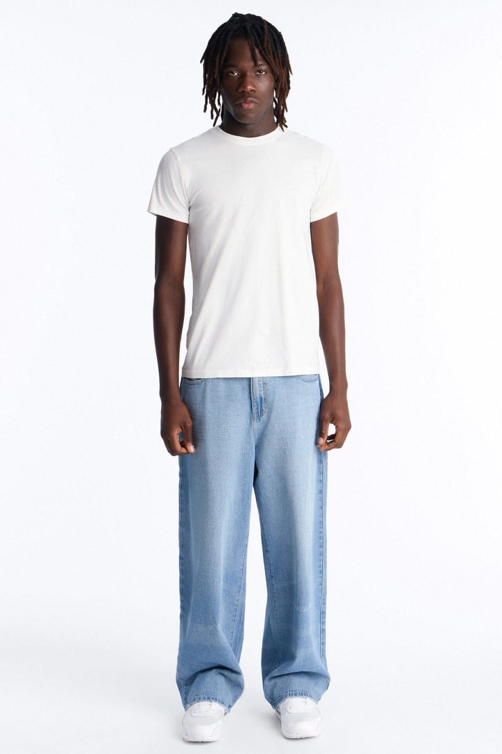 The Collective Baggy Jeans - Medium Blue Wash