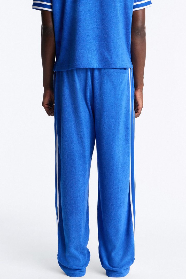 Classic Terry Cloth Baggy Pant - Blue/combo
