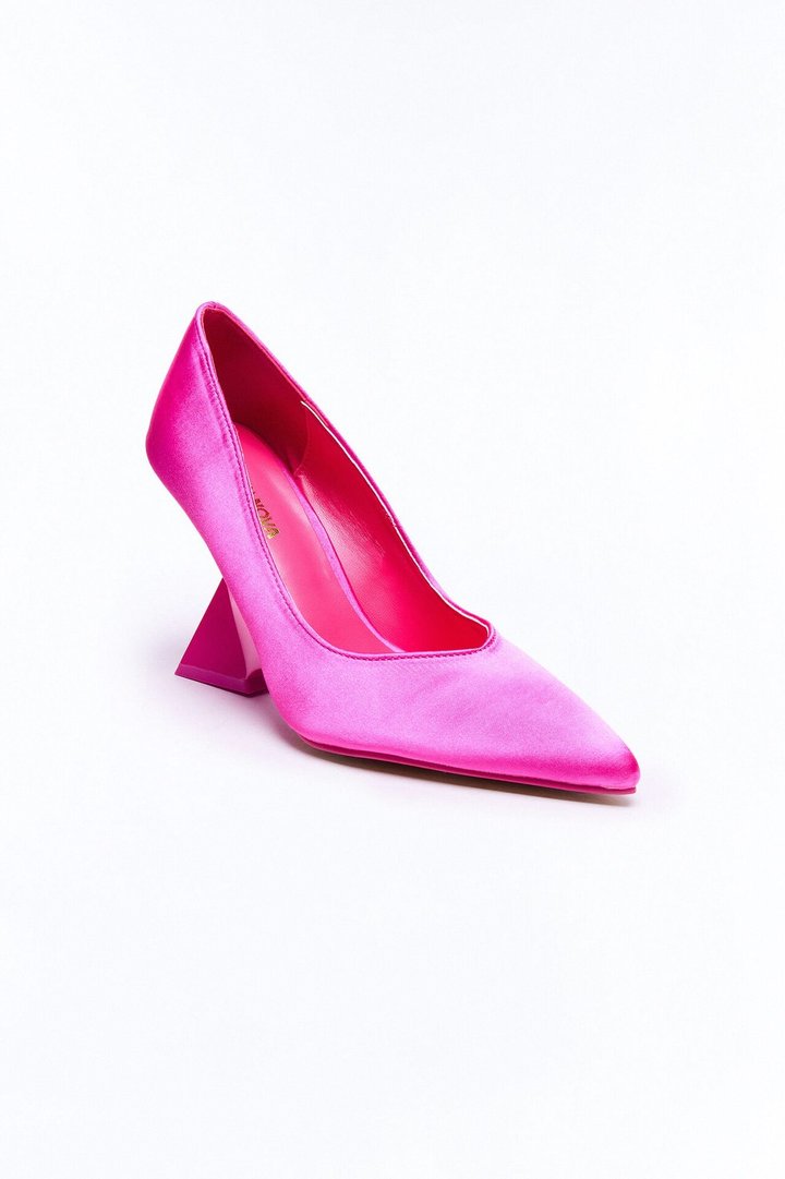 Azaiah Satin Novelty Pumps - HotPink