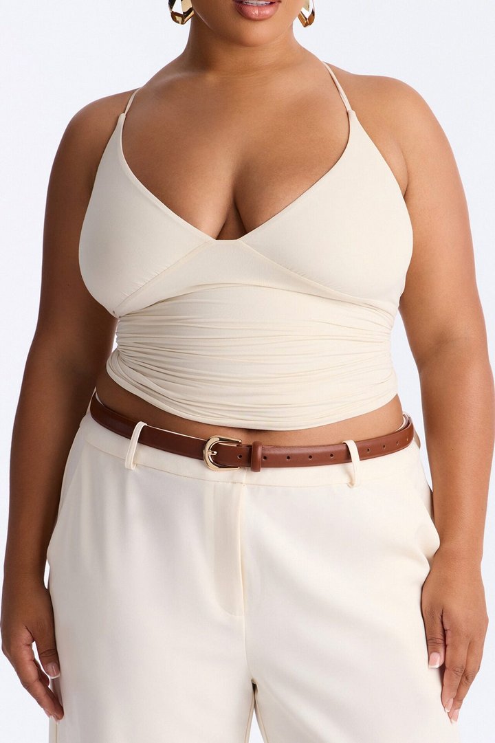 Miracle Mile Faux Leather Set Of 3 Belts - Brown/combo