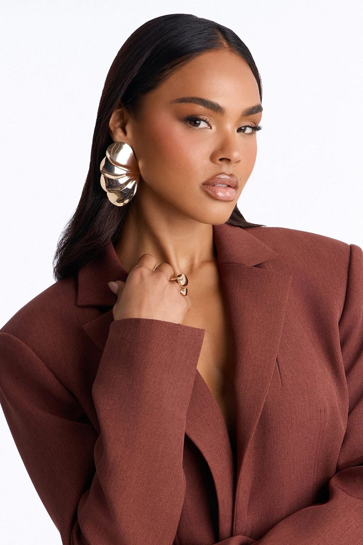 Whisper Shine Drop Earrings - Gold
