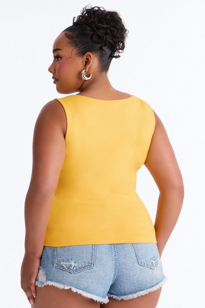 Thalia Tank Top - Orange