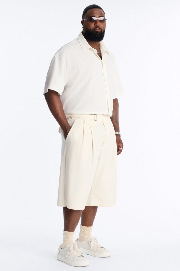 Vanderbilt Gurkha Baggy Trouser Short - Cream