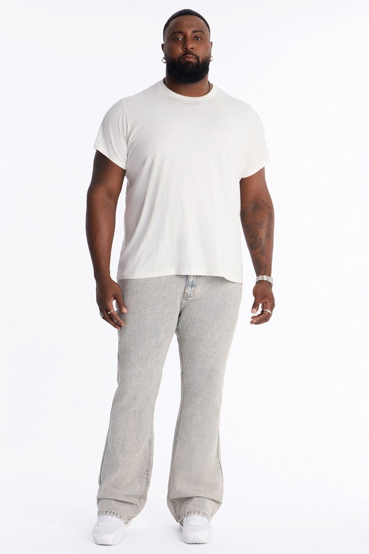 Vintage Stacked Skinny Flare Jean - VintageBlueWash
