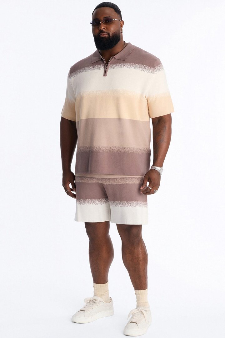 Mojave Dusk Relaxed Short - Brown/combo