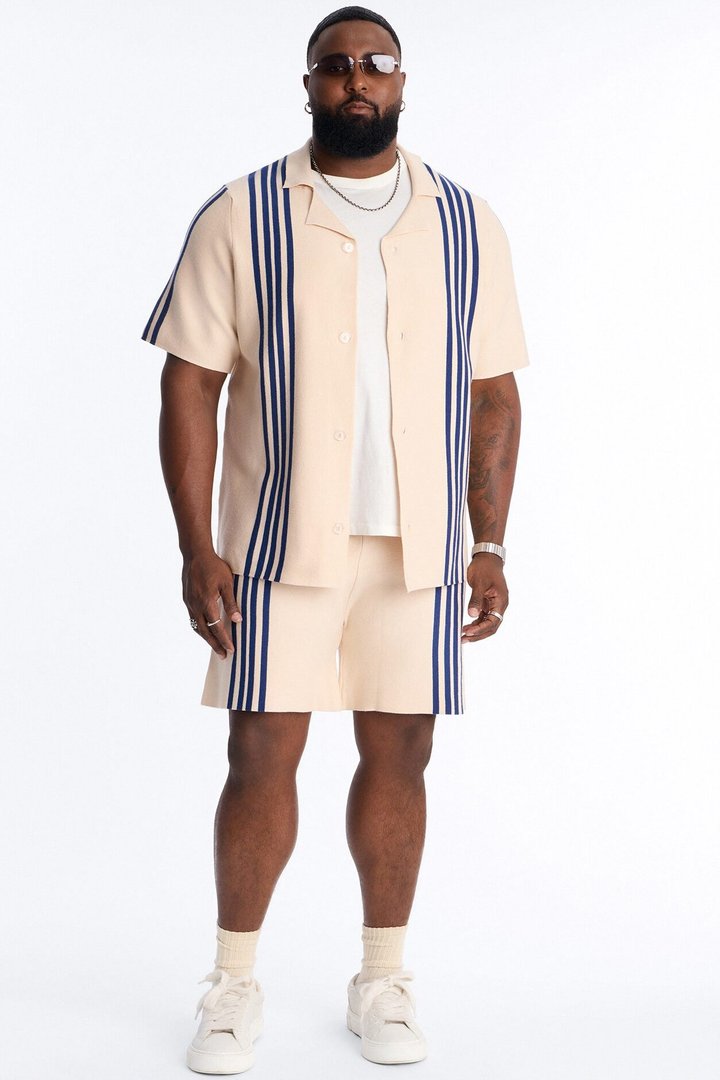 Sunday Jazz Relaxed Short - Cream/combo
