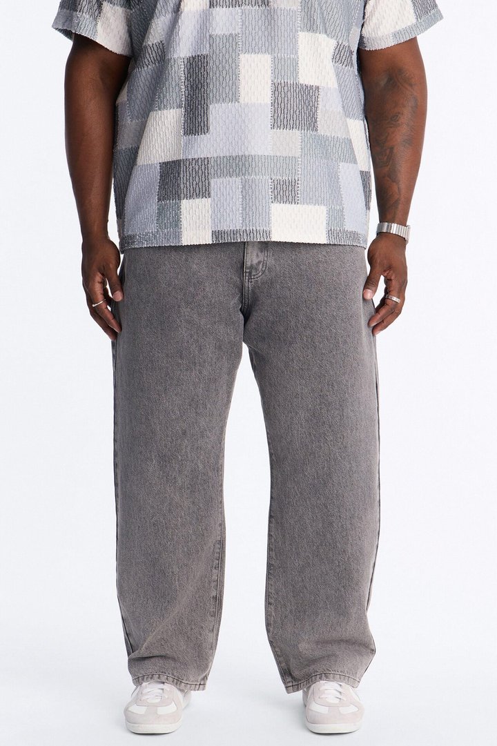 The Staple Baggy Jean - GreyMineralWash