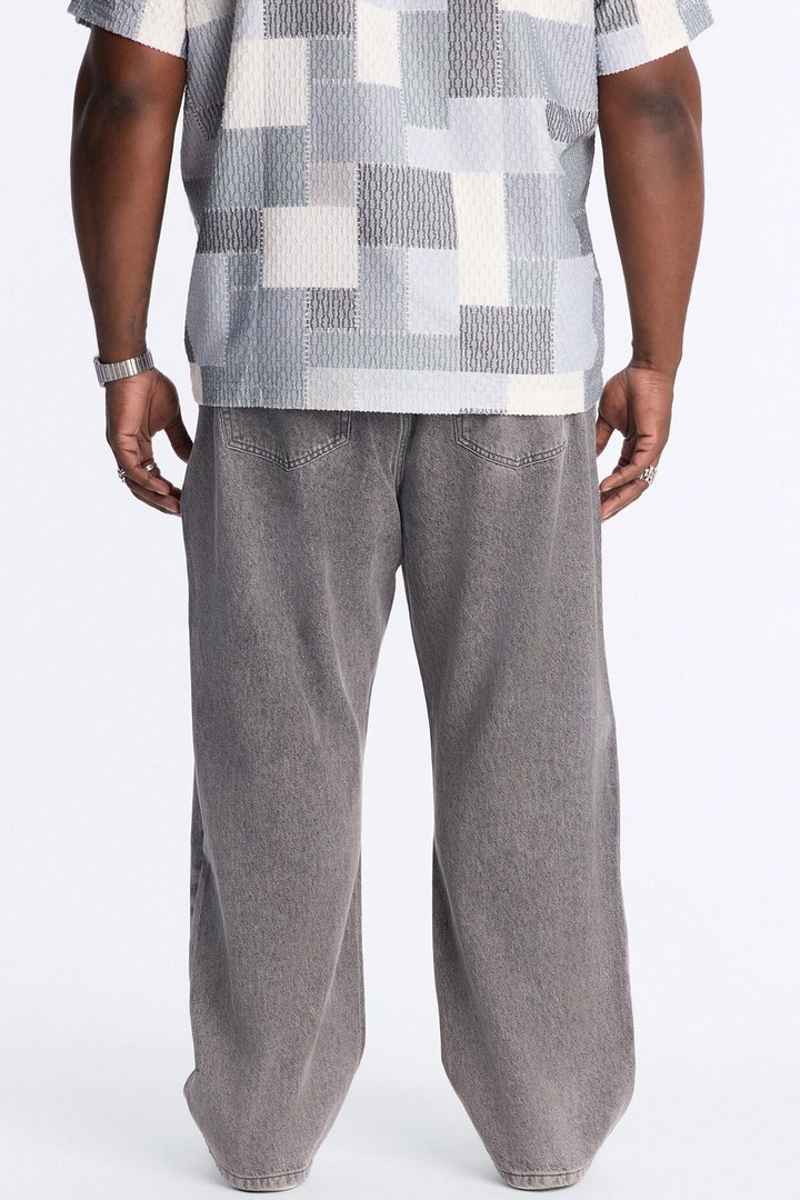 The Staple Baggy Jean - GreyMineralWash